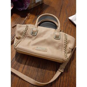 Tan and Gold Steve Madden Shoulder Bag Purse